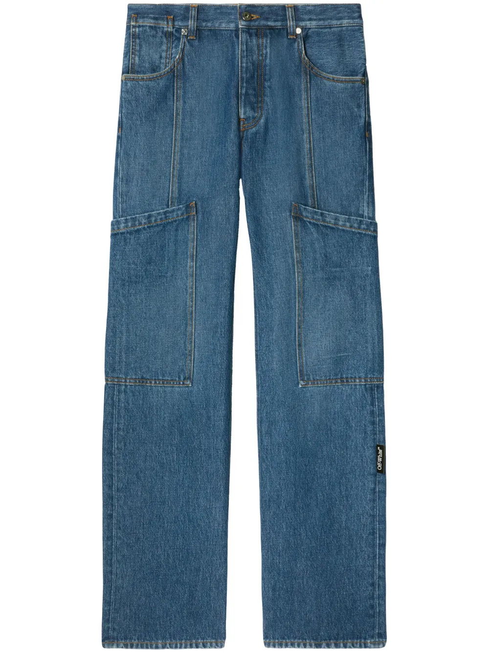 straight-leg cargo jeans