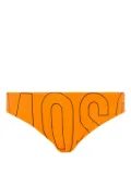 Moschino logo-print swim briefs - Orange