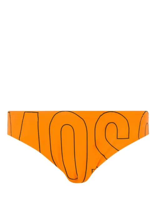 Slip de bain à logo imprimé - Moschino - Modalova