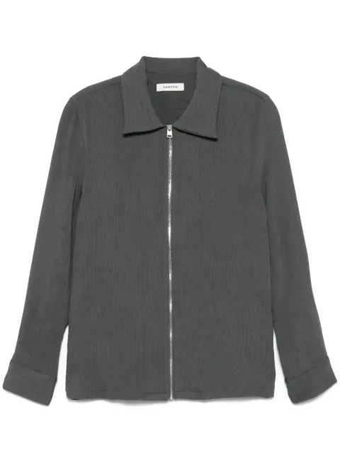 SANDRO pleated shirt 