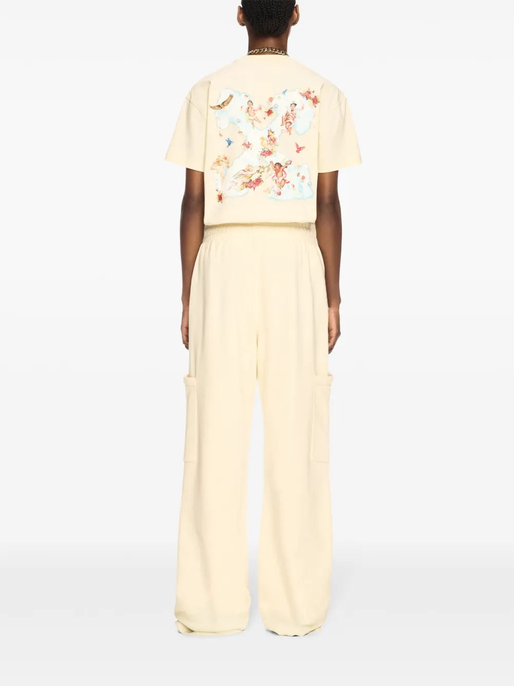 Off-White Bookish trainingsbroek Beige