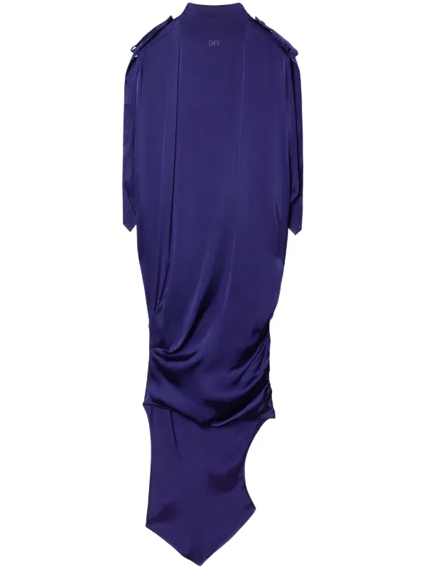 Off-White Key Dress in Blue