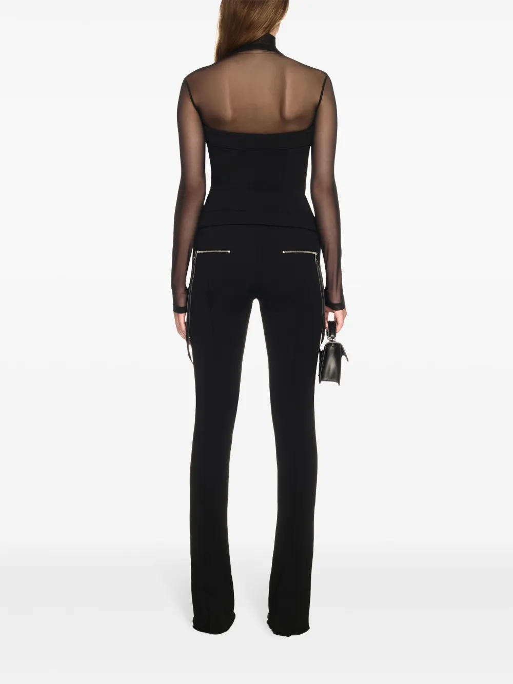 Off-white Corset-style Top In Black