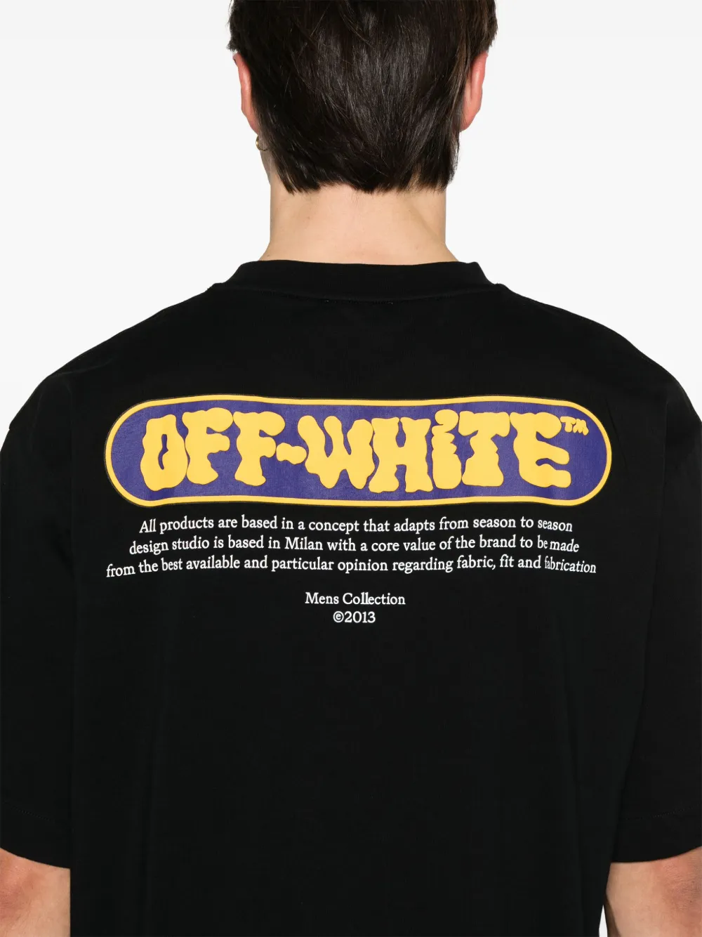 Off-White Skate T-shirt 1022 BLACK CITRUS
