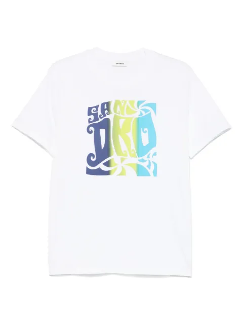 SANDRO playera Surf Logo
