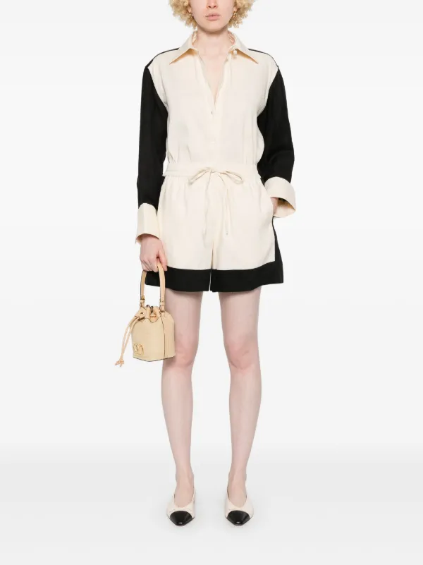 SANDRO two-tone Shirt | Neutrals | FARFETCH ID