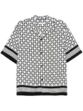 SANDRO Square Cross short-sleeve shirt - Black