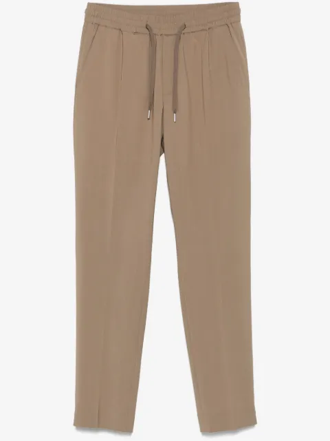 SANDRO elasticated straight-leg trousers