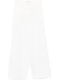SANDRO floral jacquard trousers - White