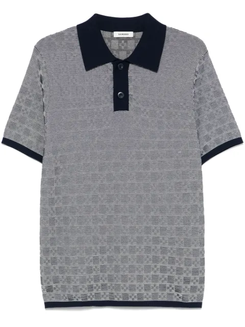 SANDRO playera tipo polo Square Cross