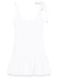 SANDRO panelled mini dress - White