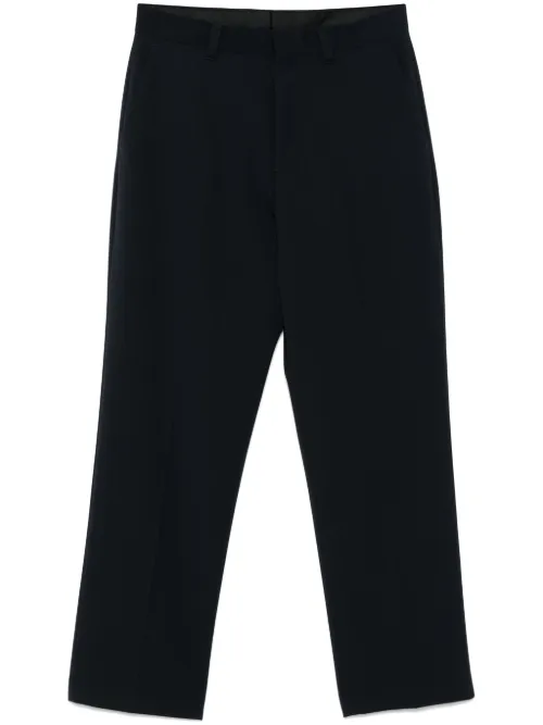 SANDRO pantalon en laine - Bleu - SANDRO - Modalova