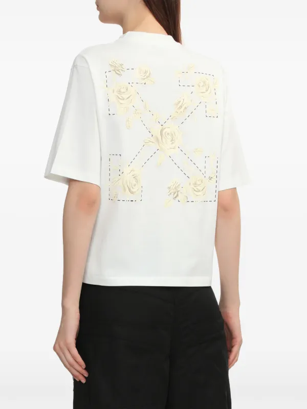 Off-White Roses Arrows-print T-shirt | White | FARFETCH