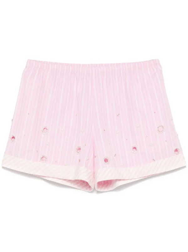 関税・送料込み!【国内発送】SANDRO Short Striped ワンピース Striped shorts blue For Women | Sandro Paris