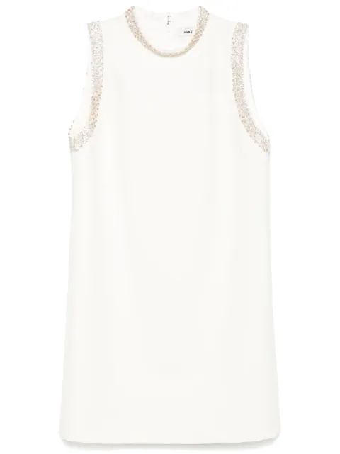 SANDRO rhinestone-embellished mini dress