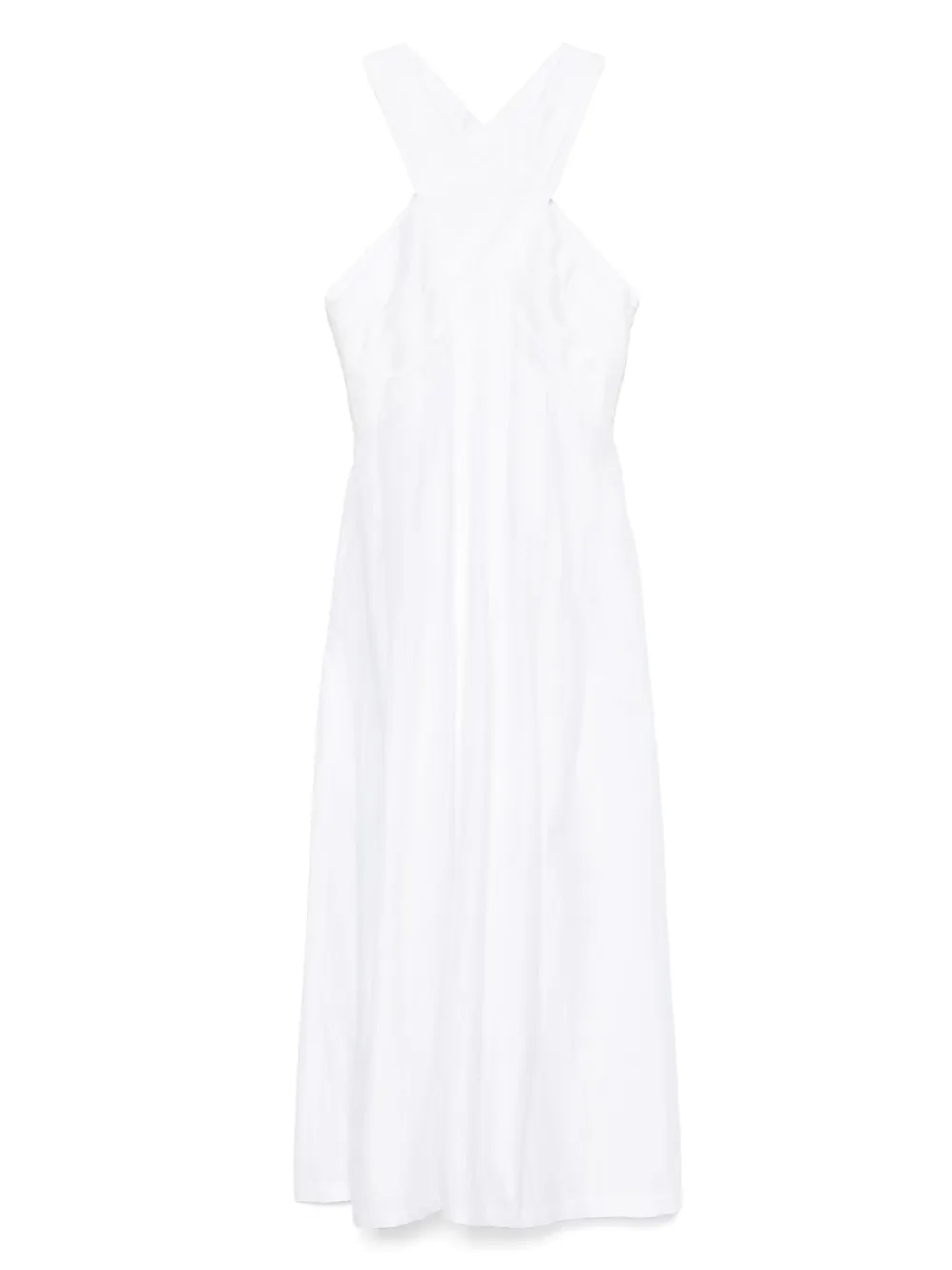 SANDRO crossover-detail maxi dress | White | Image 1