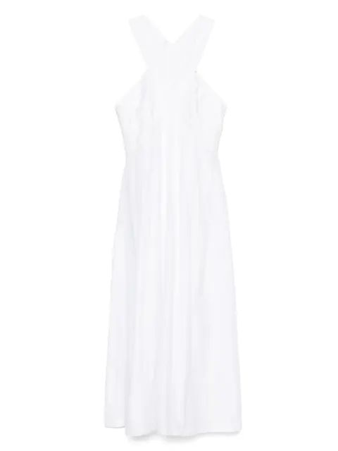 SANDRO crossover-detail maxi dress