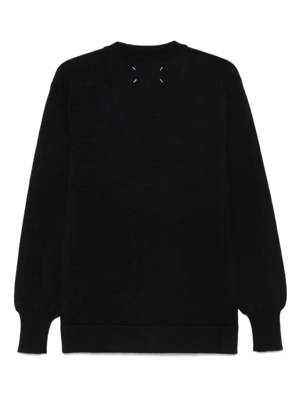 Maison Margiela ウールカーディガン | ブルー | FARFETCH JP
