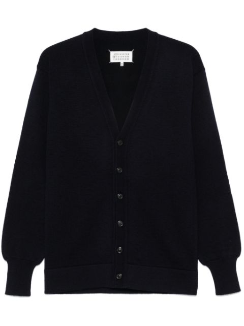 Maison Margiela virgin-wool knitted cardigan Men