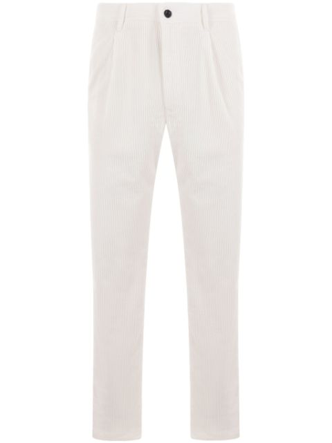 Incotex corduroy tapered trousers 