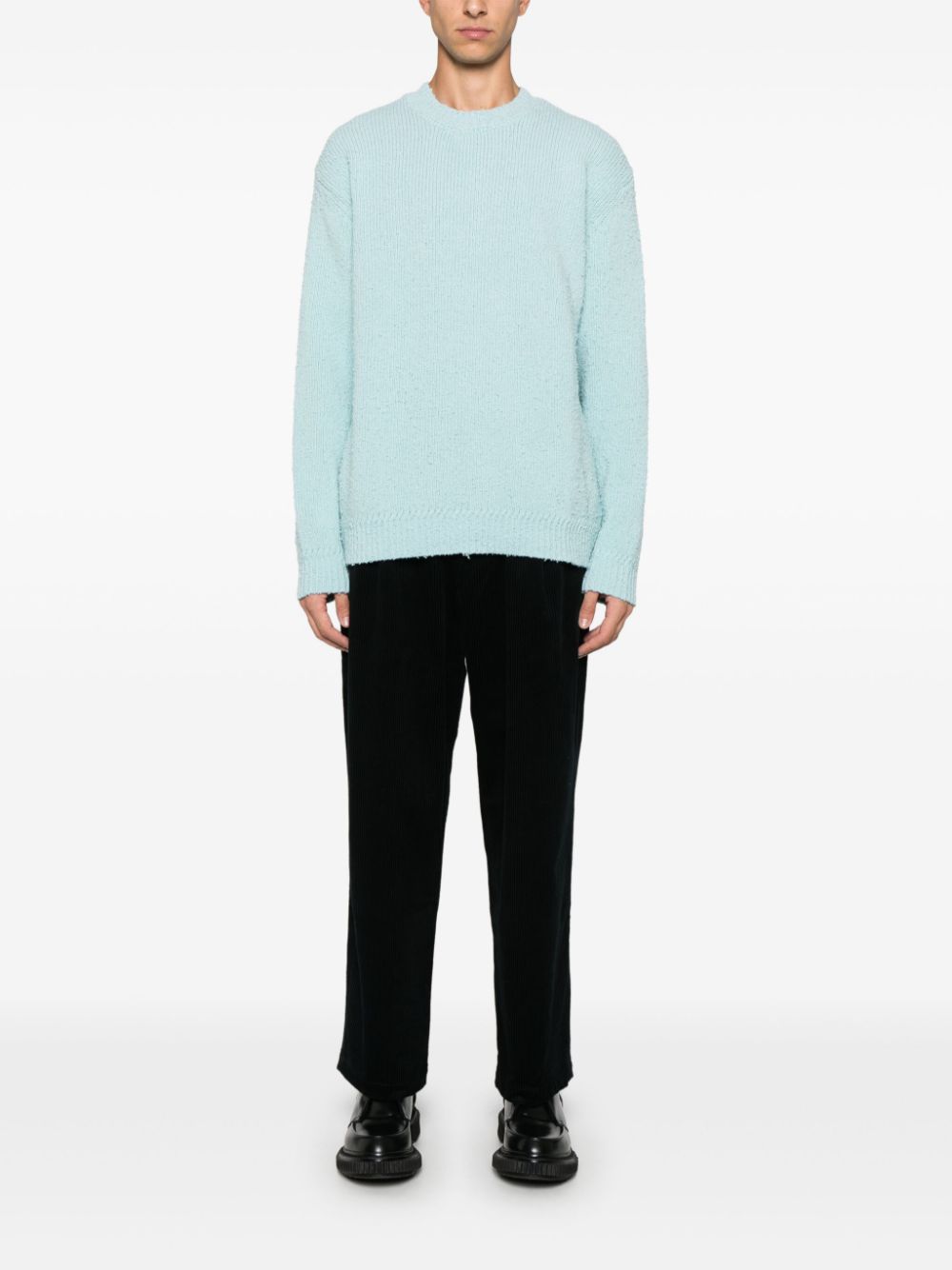 Coltesse ribbed-knit jumper - Blue