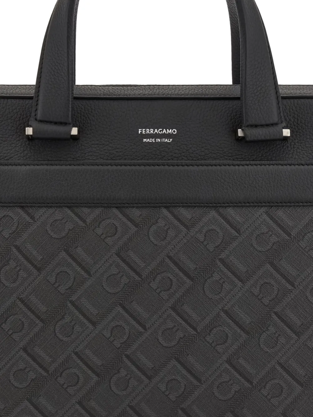 Ferragamo レザービジネスバッグ | グレー | FARFETCH JP