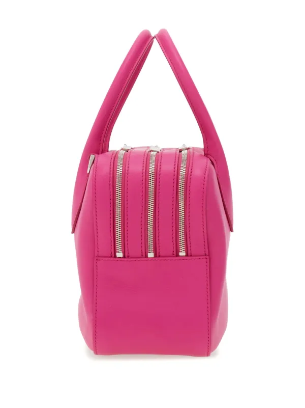 (新品、未使用、自宅保管)FERRAGAMO ピンク ハンドバッグ　ミニワンダ Ferragamo Studio Box バッグ | ピンク | FARFETCH JP