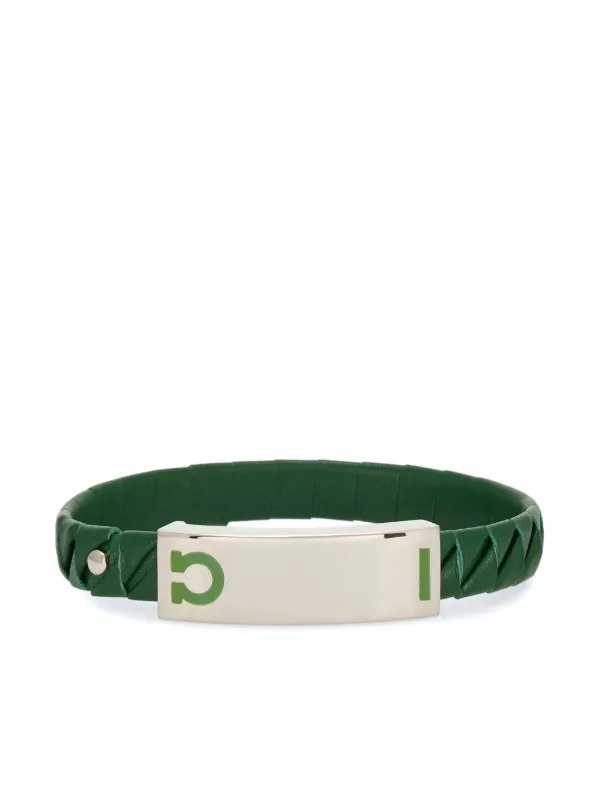 ブレスレット FERRAGAMO LEATHER BRACELET Gancini bracelet - size 17 - Men | Ferragamo