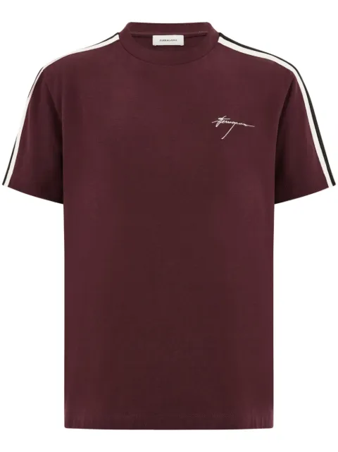 Ferragamo playera con rayas laterales