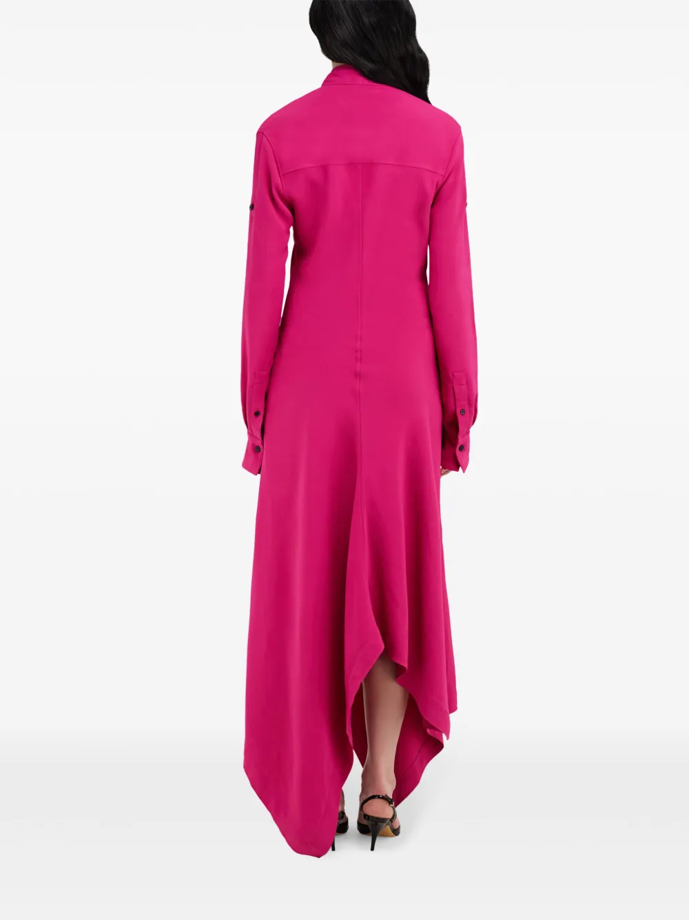 Ferragamo Blousejurk met zakdoek Roze