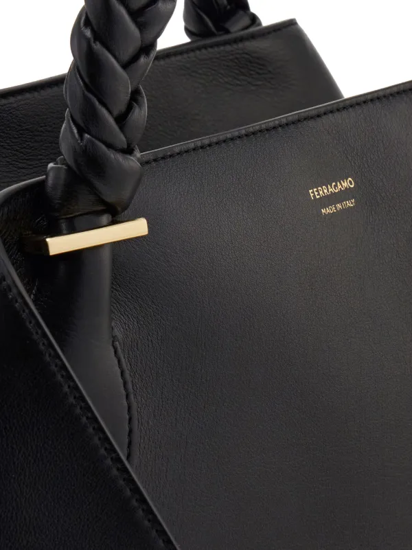 Ferragamo The Scarf Shoulder Bag | Black | FARFETCH