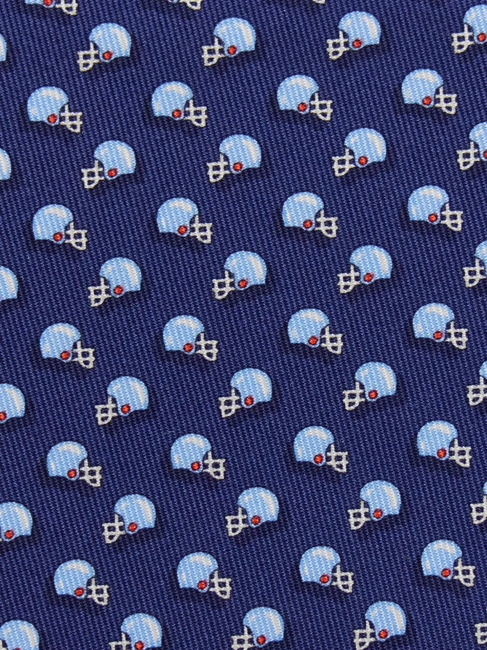 Ferragamo Zijden stropdas met print Blauw