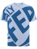 Ferragamo graphic print T-shirt - Blue