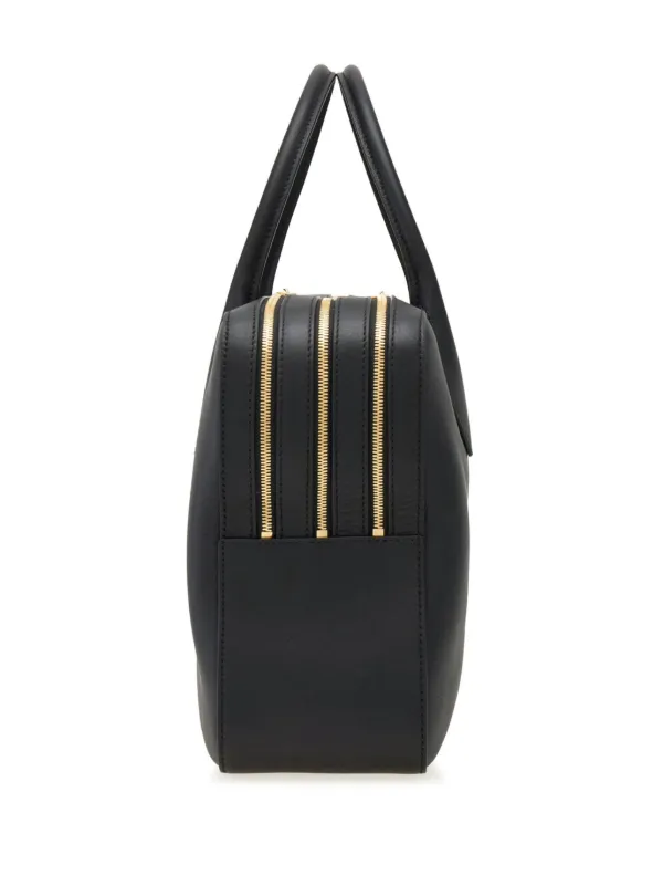 Ferragamo レザーハンドバッグ | ブラック | FARFETCH JP