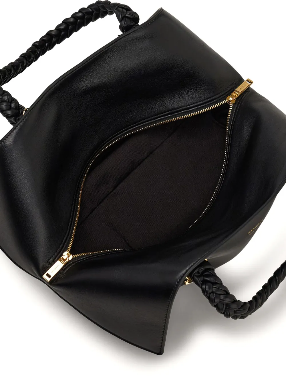 Ferragamo Kleine sjaal shopper Zwart