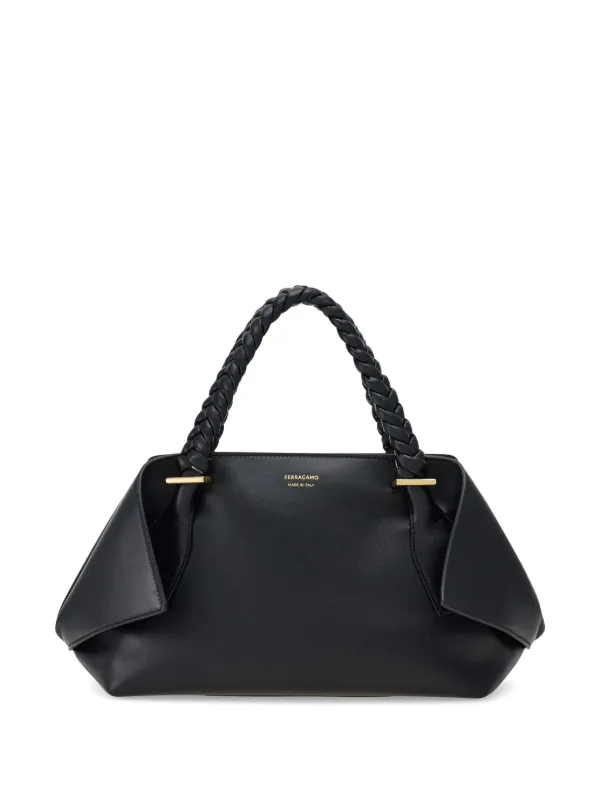 トートバッグ Ferragamo Small Scarf Tote Bag 219865 0781029 NERO Ferragamo Small Scarf Tote Bag | Black | FARFETCH BN