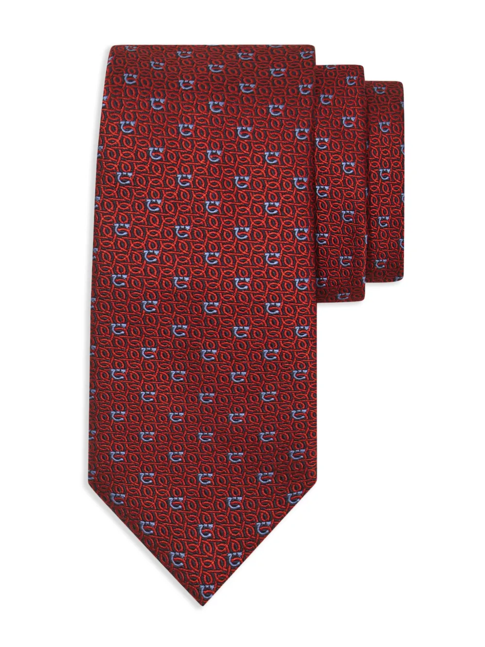 Ferragamo Gancini jacquard tie