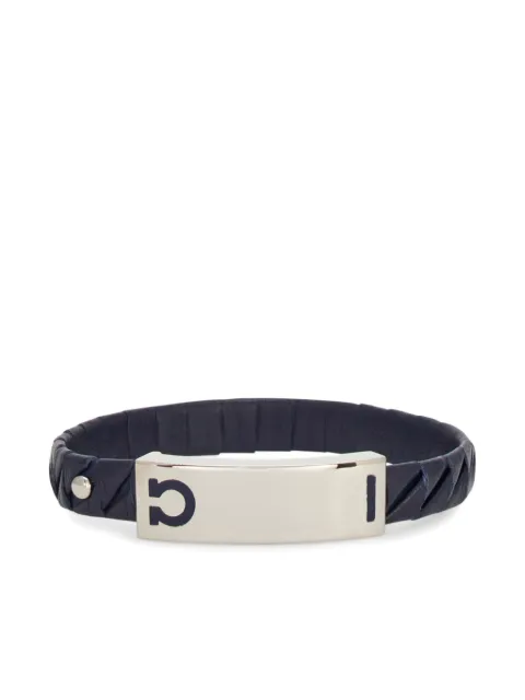 Ferragamo bracelet Gancini en cuir