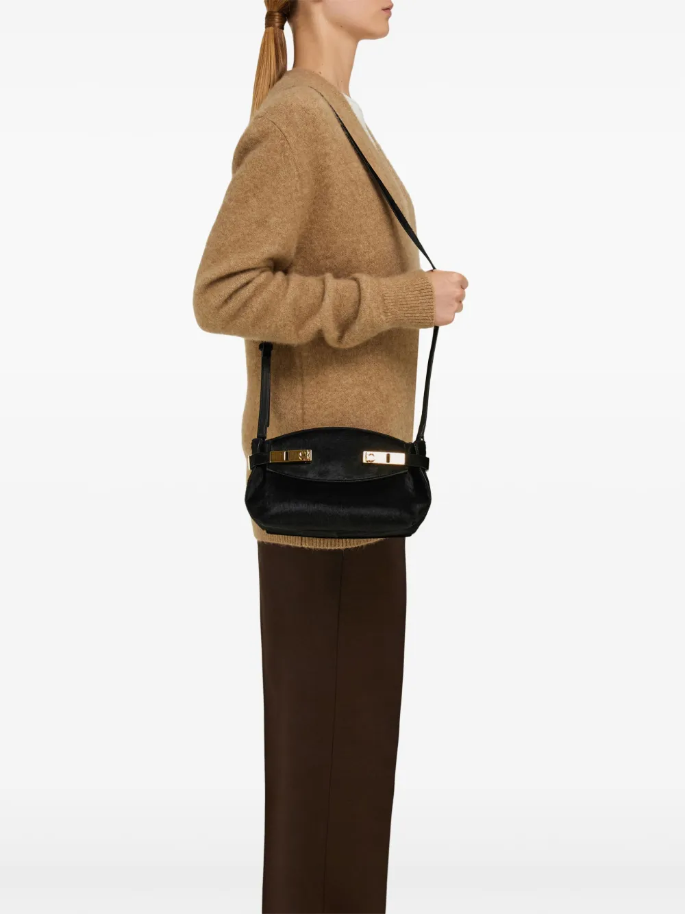 Ferragamo Hug crossbodytas Zwart