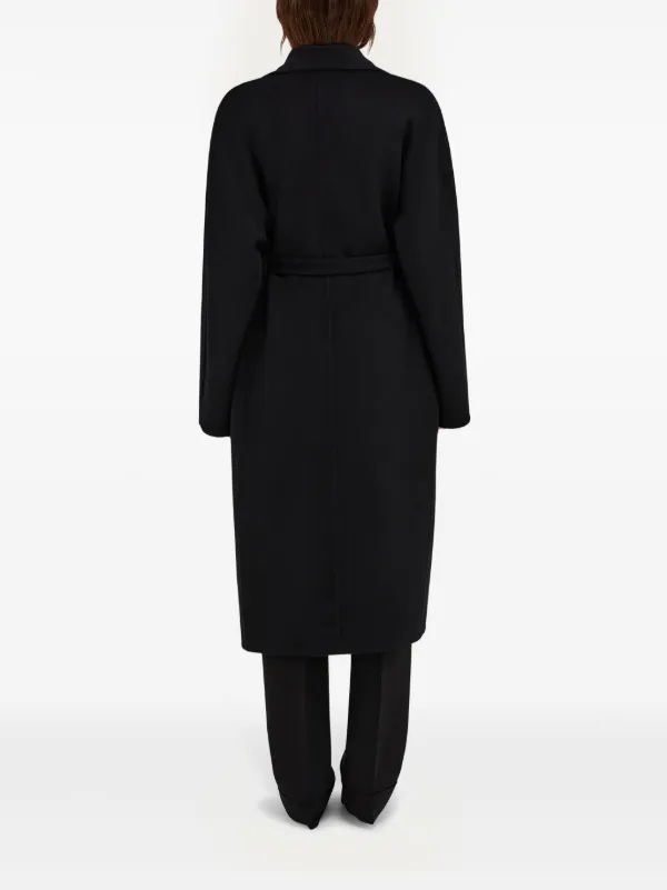 コート Salvatore Ferragamo Black Wool Blend Coat Ferragamo wool-blend Coat | Black | FARFETCH