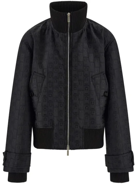 Ferragamo monogram-pattern bomber jacket 