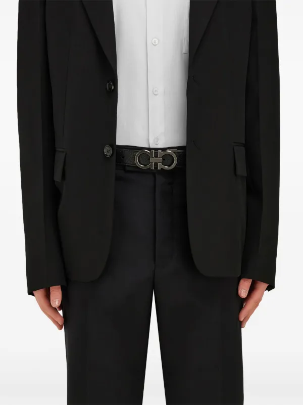 【関税&送料込】Salvatore Ferragamo Belt FERRAGAMO Cut-to-Size Double Adjustable Leather Belt | Saks
