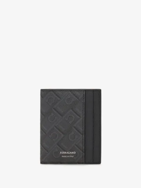 Ferragamo tarjetero con monograma