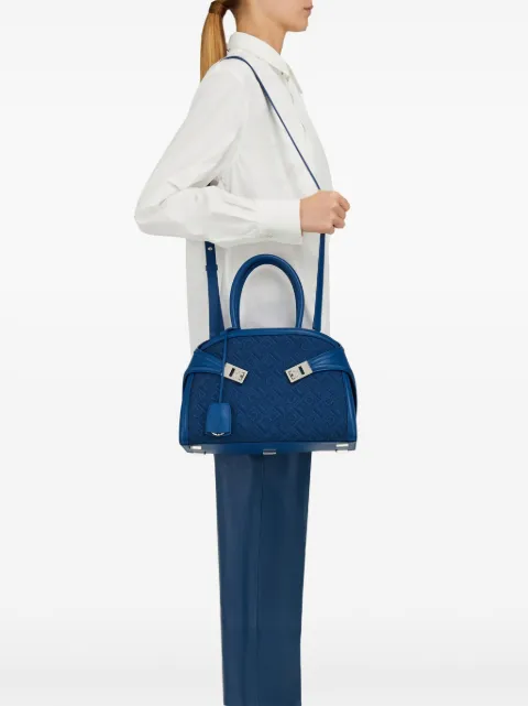 Ferragamo small Hug jacquard tote bag 779080 - 2
