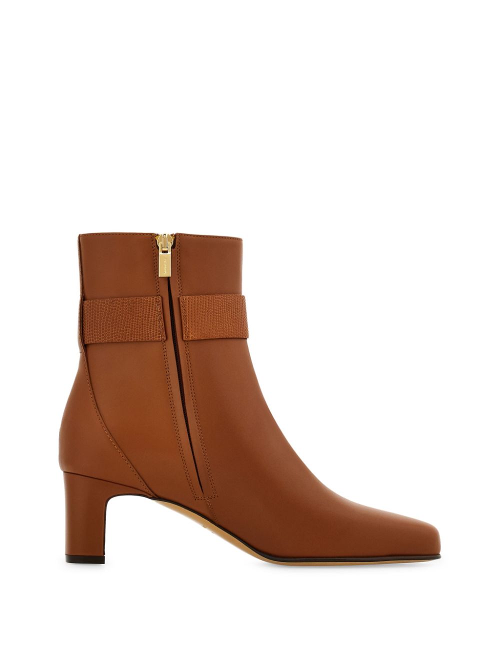 Ferragamo Gancini ankle boots Brown