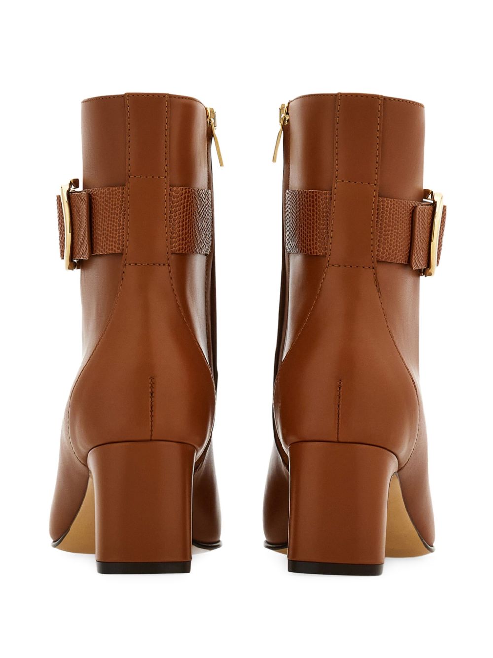 Ferragamo Gancini ankle boots Brown