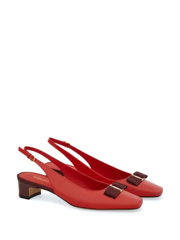 Ferragamo 30mm Vara Pumps | Red | FARFETCH CA