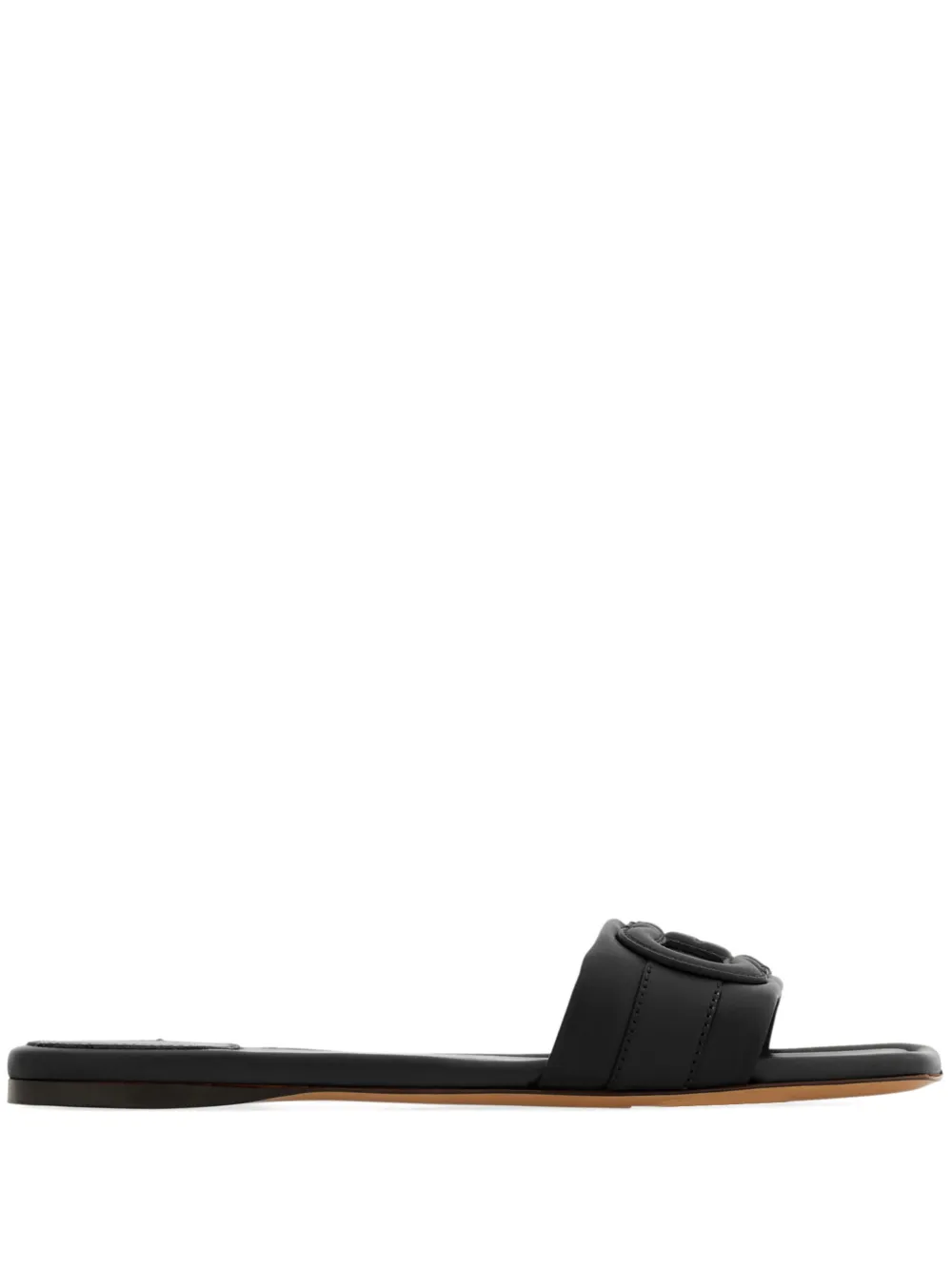 Ferragamo Gancini slide Black