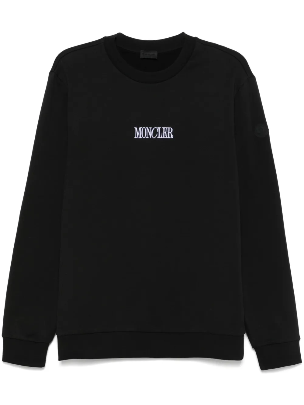 Moncler logo embroidered sweatshirt 2025