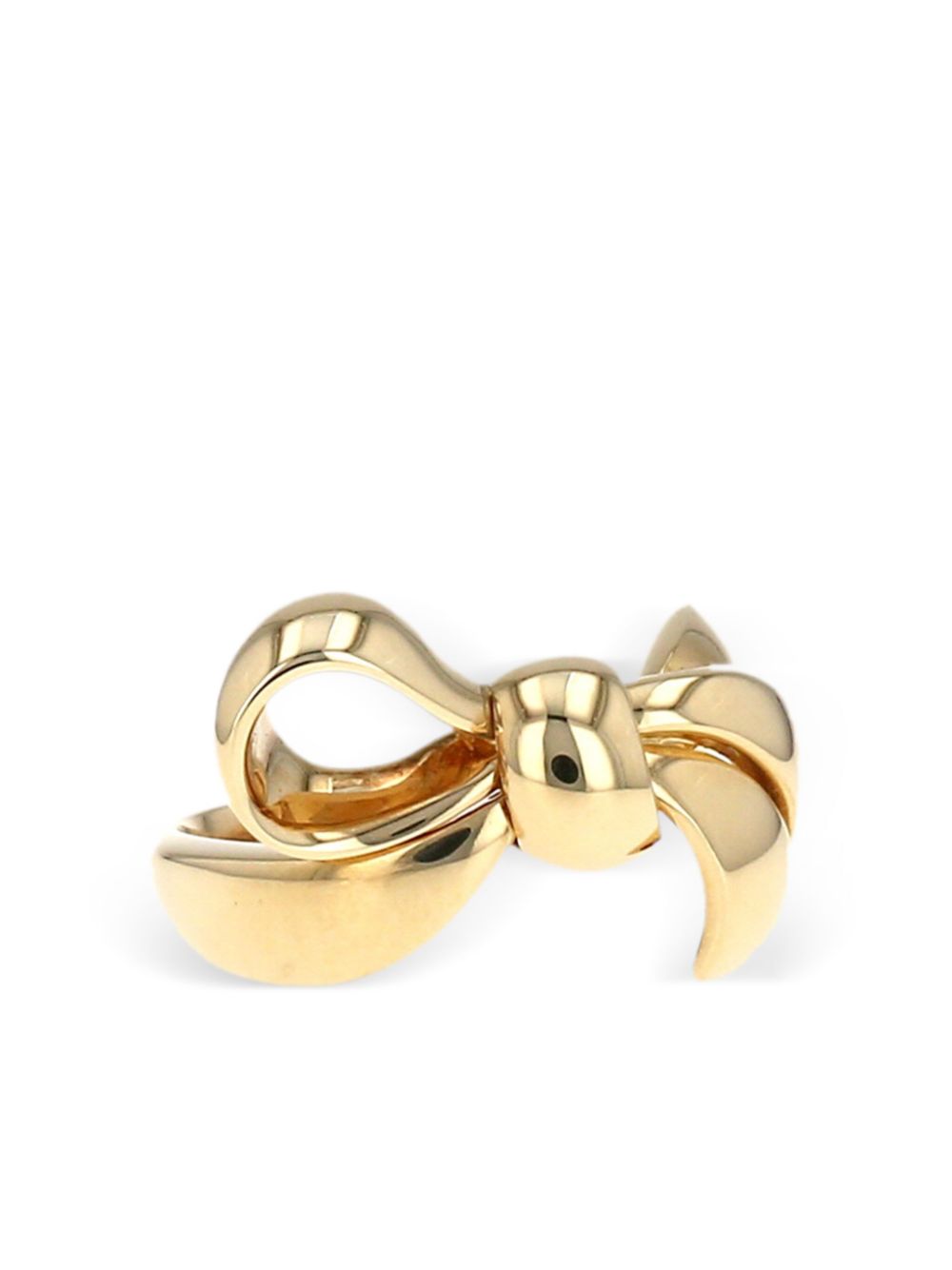 Christian Dior 18kt yellow gold bow ring Women